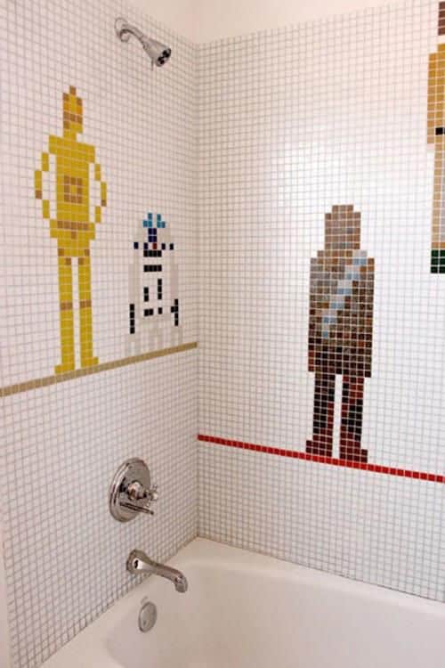 Star Wars Interior Design Character Tile Design