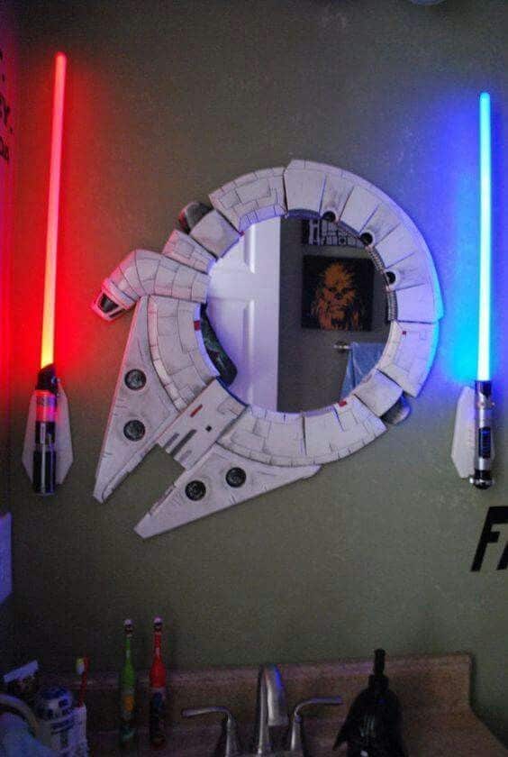 Star Wars Interior Design Millennium Falcon Mirror