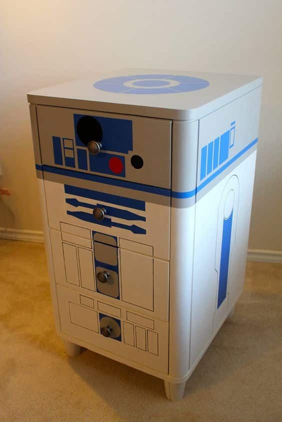 Star Wars Interior Design R2-D2 Dresser Cabinet