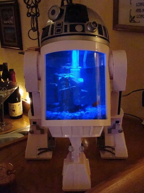 Star Wars Interior Design R2-D2 Fish Tank