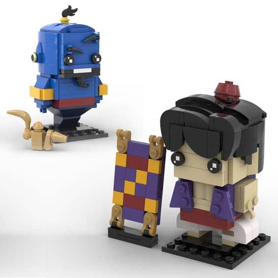 Custom Brickheadz Aladdin Genie Article Image 16